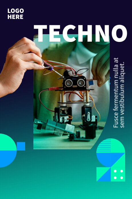 Techno Robotics Ads Template | PosterMyWall