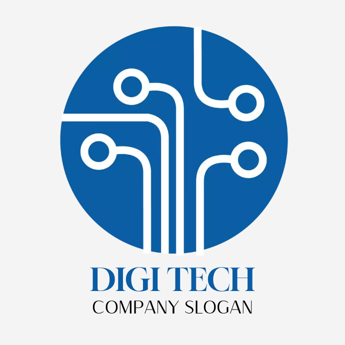 Technology Computer Company Logo Template | PosterMyWall