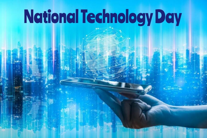 Technology Day Lettering technology day Template | PosterMyWall