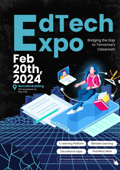 Tech Exhibit Examples technology exhibition template | PosterMyWall