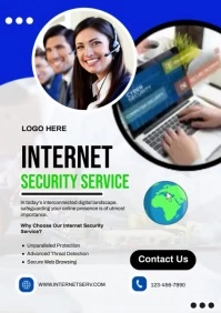 Technology Flyer Template A4