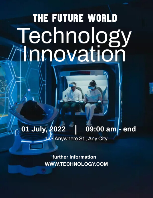 Tech Project Flier Technology Flyer Template | PosterMyWall
