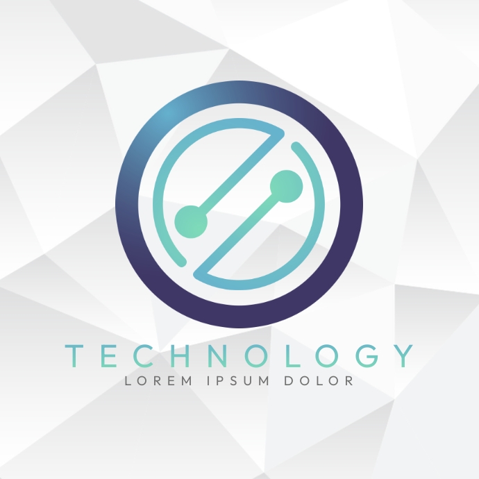 Technology Logo โลโก้ template