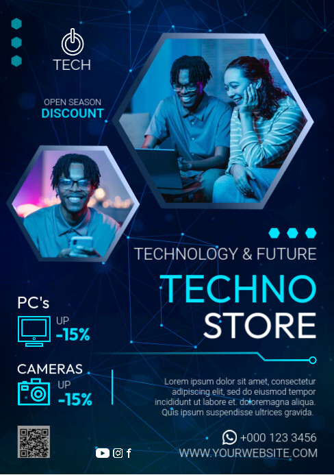 Technology Store Template | PosterMyWall
