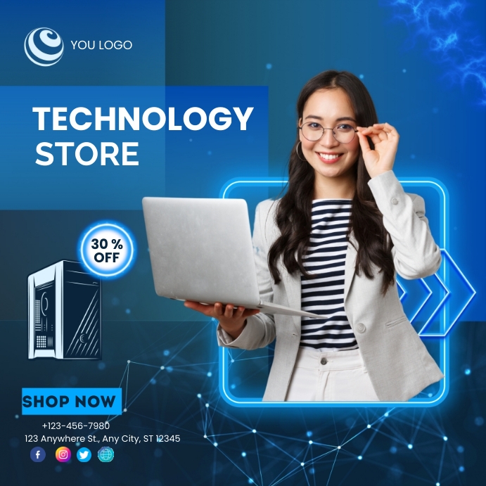 TECHNOLOGY STORE Template | PosterMyWall