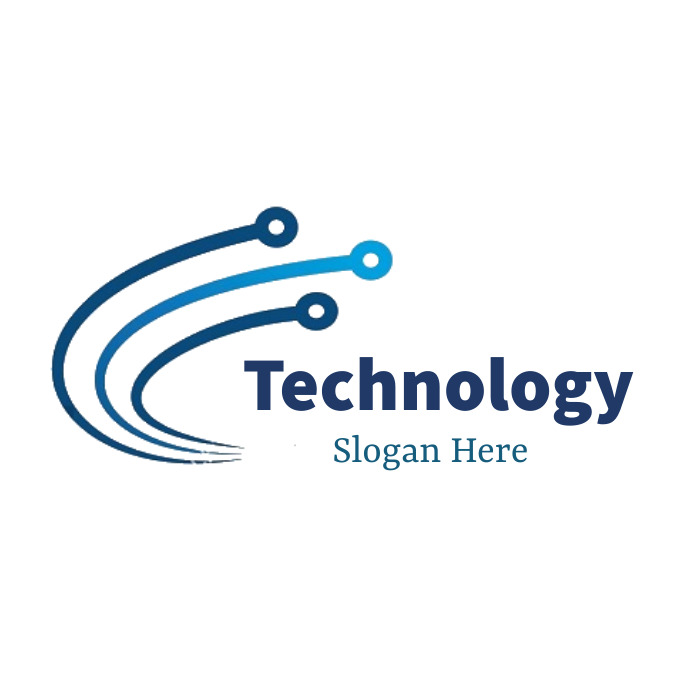 Tech Logos Tutorial Technology / Tech logo Template | PosterMyWall