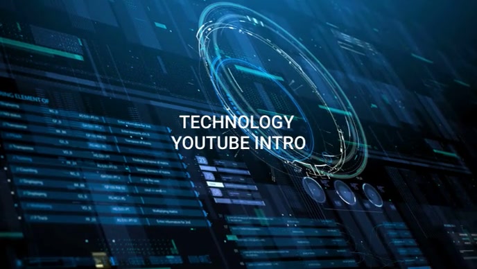 Technology Youtube Intro Template | PosterMyWall