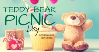 teddy bear picnic day Flyer Template Isithombe Esabiwe ku-Facebook