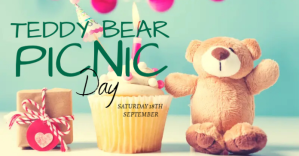 teddy bear picnic day Flyer Template Изображение, которым поделились на Facebook