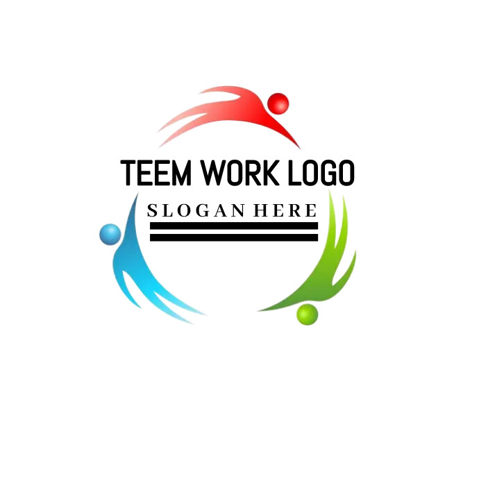 TEEM WORK LOGO Template | PosterMyWall