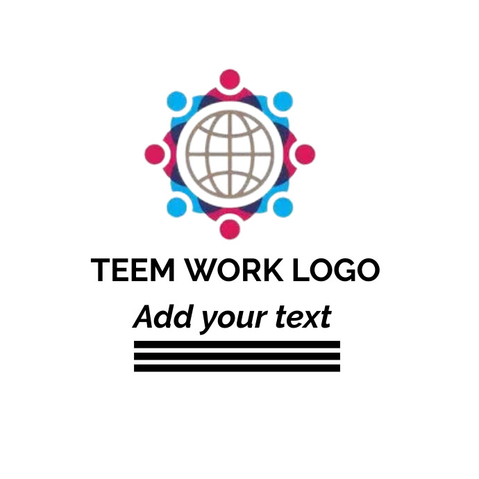 TEEM WORK logo Template | PosterMyWall