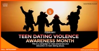 Teen Dating Violence Prevention Month Ads Facebook Shared Image template