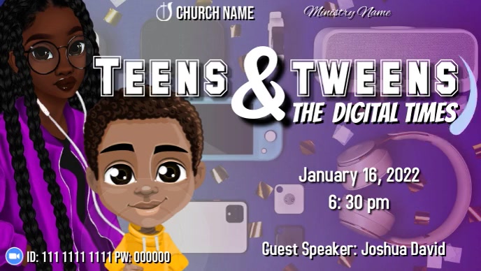 Teens & Tweens and Digital Times Miniatura do YouTube template