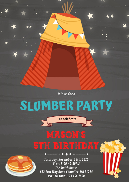 Modele Invitation De Tipi Garcon Pyjama Postermywall Modele Invitation De Tipi Garcon Pyjama Postermywall