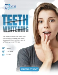 Teeth Whitening Flyers template