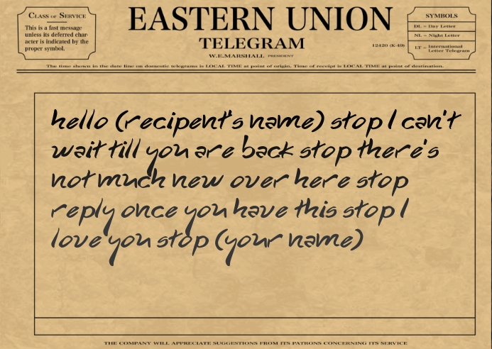 Copy of Telegram for You! | PosterMyWall