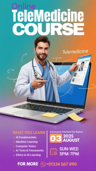 telemedicine service Instagram Story template