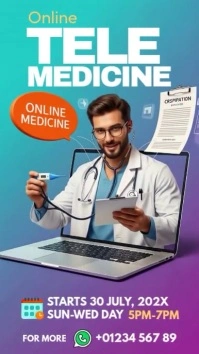 Telemedicine Service Instagram Story template