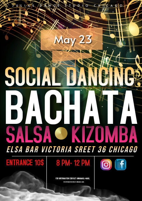 template bachataa social dancing (5) A4