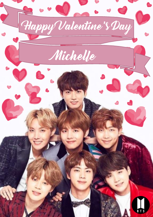 Bts Birthday Card Template