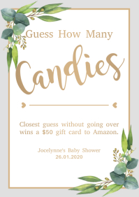 210 Candy Jar Guess Customizable Design Templates Postermywall