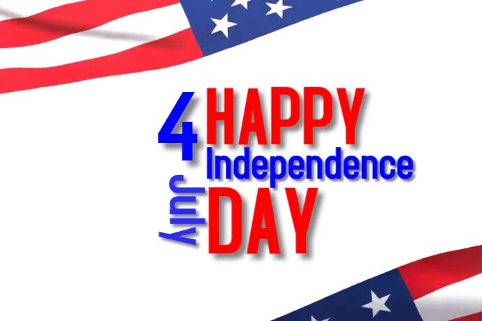 Template Celebrating American Independence Day 4th July Poster Plakkaat