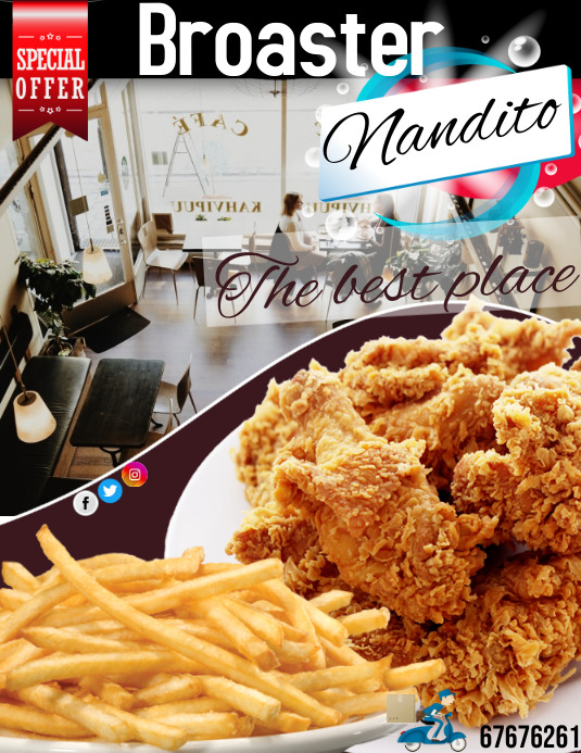 template chicken Flyer (US Letter)