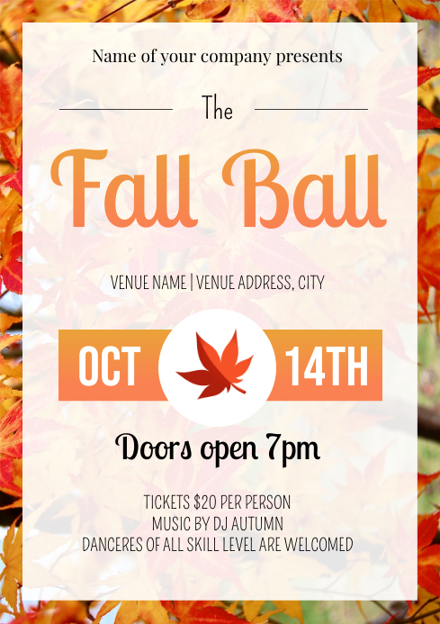 Fall Ball Names Dance Ball Names