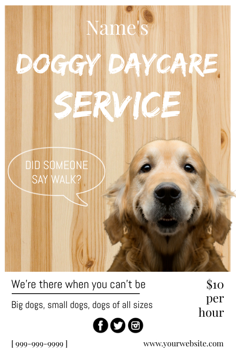 Template Dog PosterMyWall