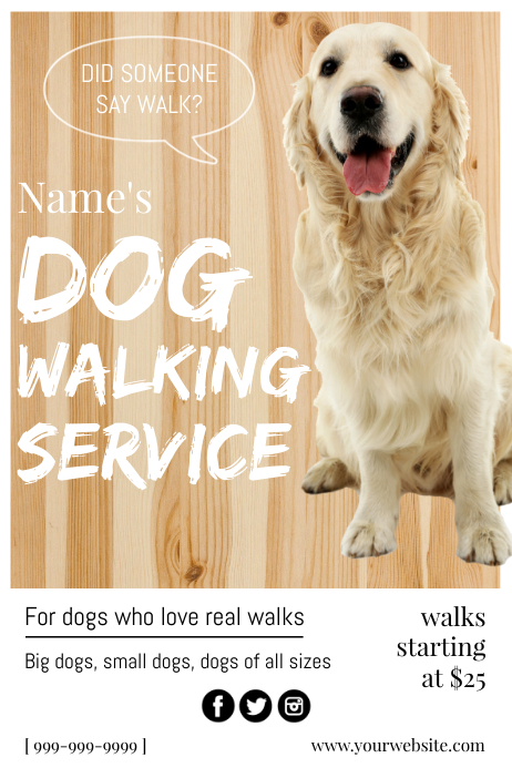 Template dog | PosterMyWall