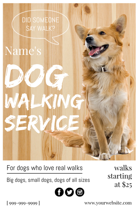 Template dog | PosterMyWall