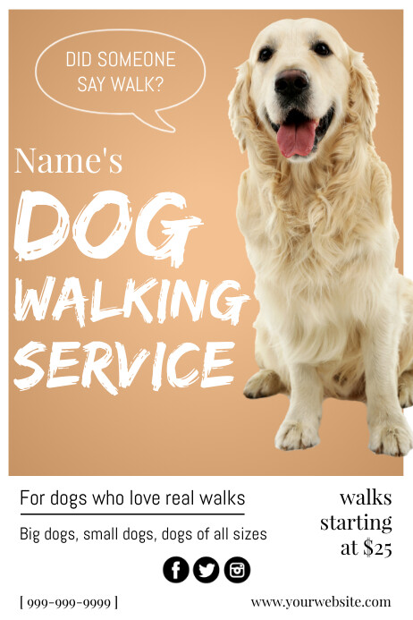 Template Dog PosterMyWall