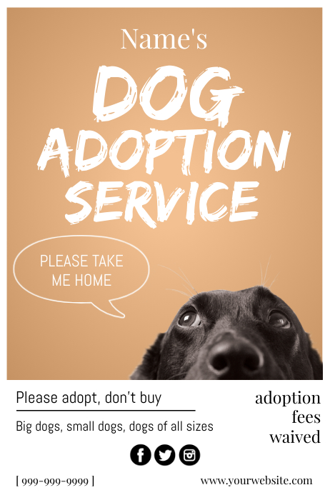 Template Dog PosterMyWall