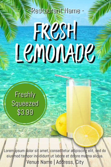 Template drinks | PosterMyWall