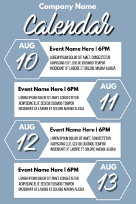 Template event calendar | PosterMyWall