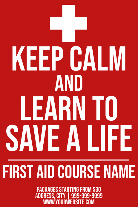 Template first aid | PosterMyWall