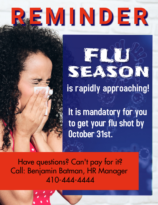 Printable Flu Shot Flyer Templates Printable Flu Shot Flyer Templates