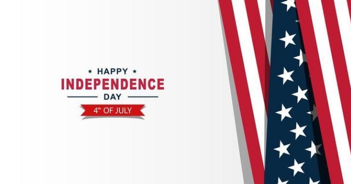 Template Happy 4 july & Independence Day USA Obraz udostępniany na Facebooku