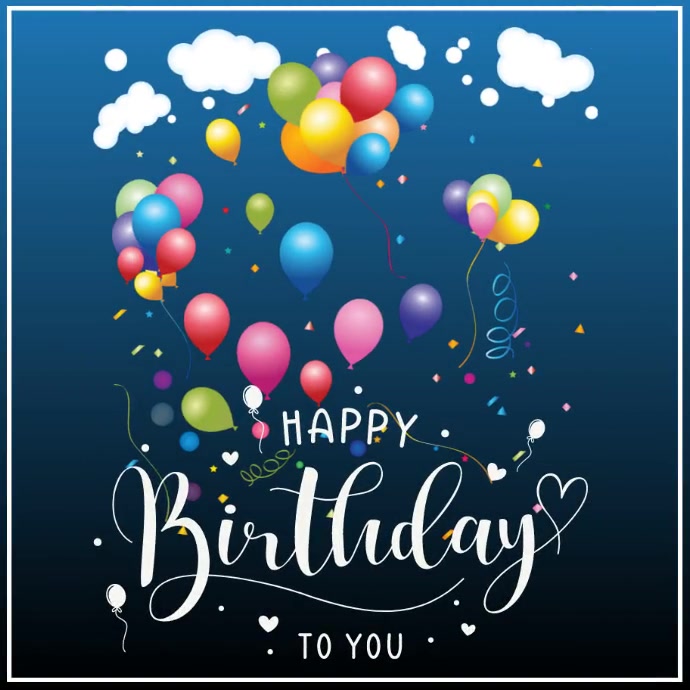 template happy birthday flyer (1) | PosterMyWall