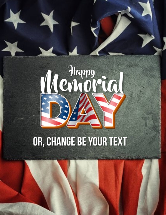 Copy of Template Happy Memorial Day poster & flyer | PosterMyWall