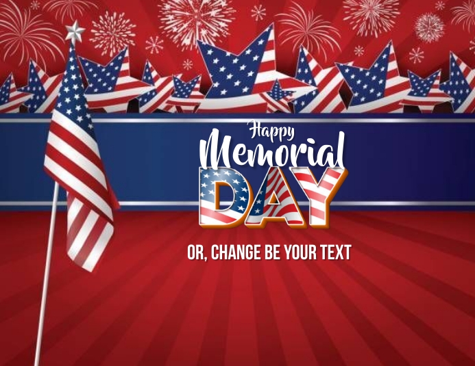 Copy of Template Happy Memorial Day poster & flyer | PosterMyWall