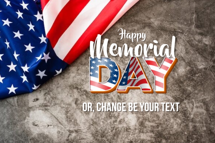 Copy of Template Happy Memorial Day poster & flyer | PosterMyWall