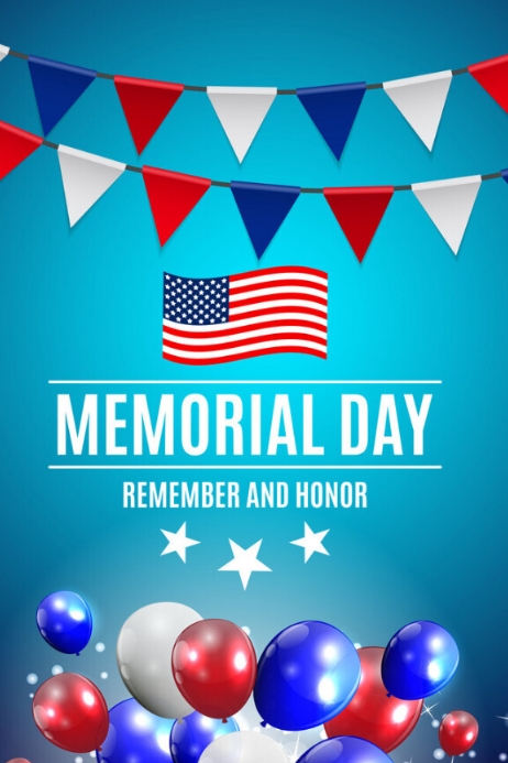 Template Happy Memorial Day poster & flyer | PosterMyWall