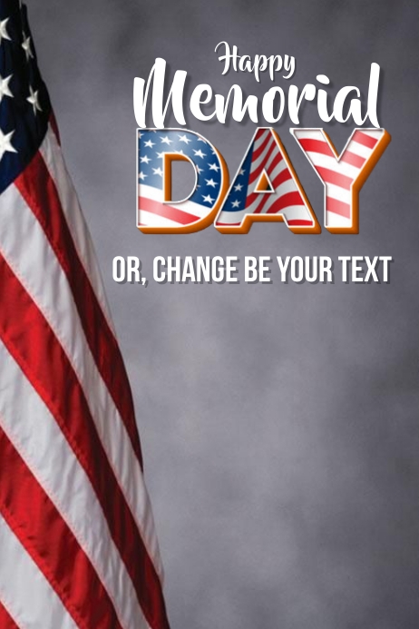 Copy of Template Happy Memorial Day poster & flyer | PosterMyWall