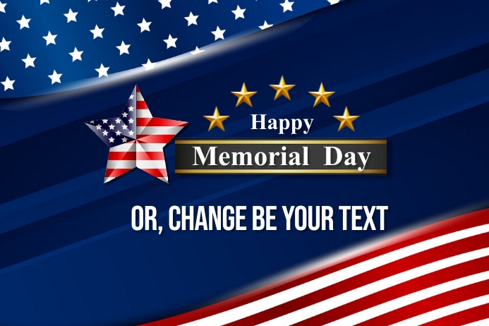 Copy of Template Happy Memorial Day Poster & Flyer | PosterMyWall