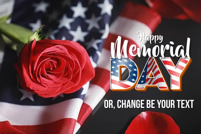 Copy of Template Happy Memorial Day poster & flyer | PosterMyWall