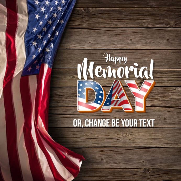 Template Happy Memorial Day poster & flyer PosterMyWall