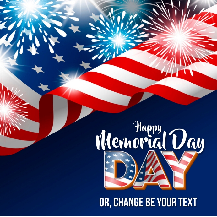 Template Happy Memorial Day poster & flyer | PosterMyWall