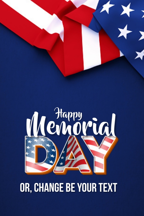 Copy of Template Happy Memorial Day poster & flyer | PosterMyWall