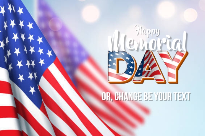 Copy of Template Happy Memorial Day poster & flyer | PosterMyWall